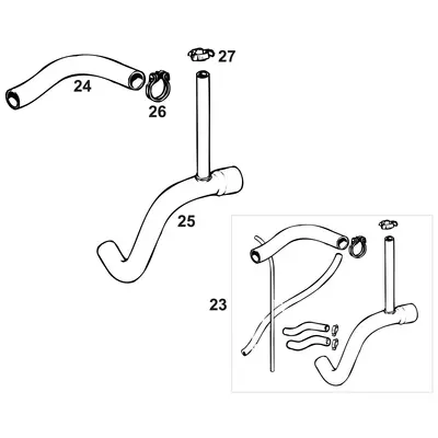 View all Coolant Hoses 1976 - 1980