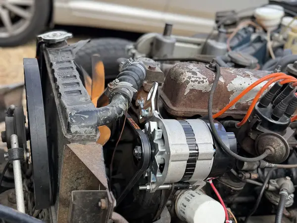 The GEU216 alternator fitted to the Spitfire Mk3 engine