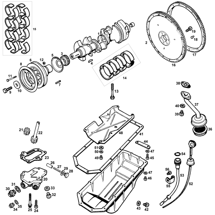 MGB GT V8 Engine Parts MGOC