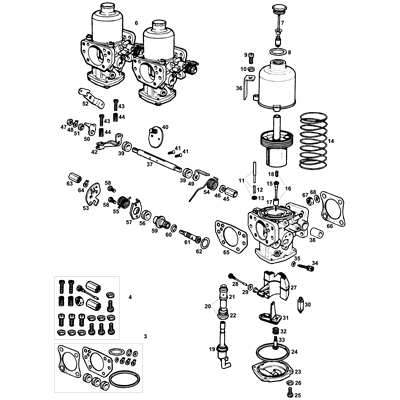 Carburettor, Linkages & Components