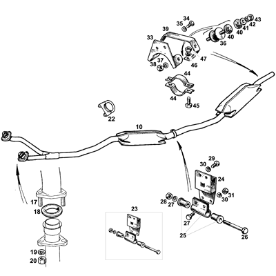 OE Exhaust Systems & Fixings