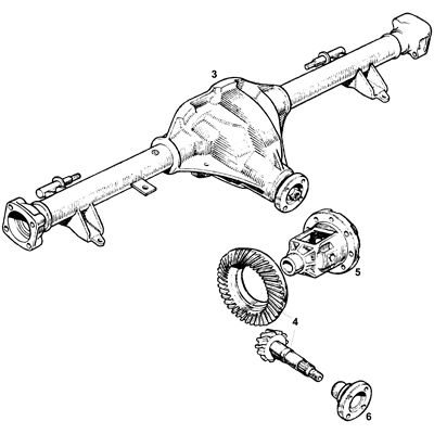Rear Axle & Diff - Tube