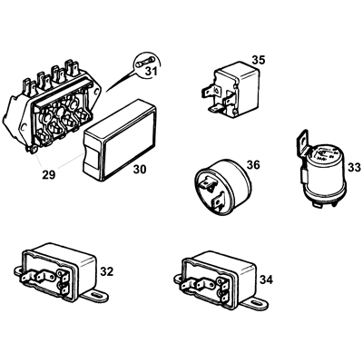 Regulators, Relays & Fuse Boxes