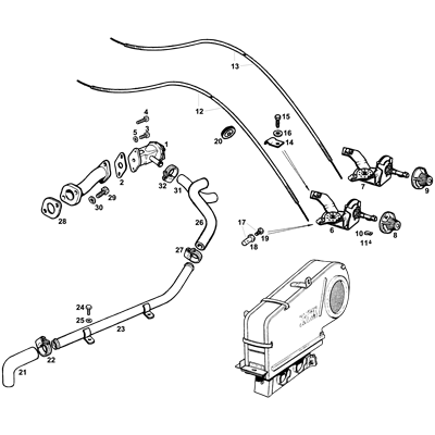 Heater Hoses, Valve & Controls