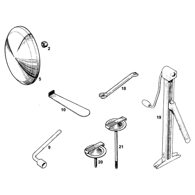 Wheel Nuts, Caps, Clamps & Tools