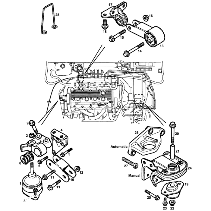 MGF & TF Engine Parts MGOC