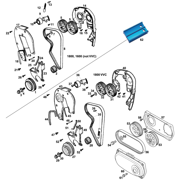 MGF & TF Timing Gear MGOC