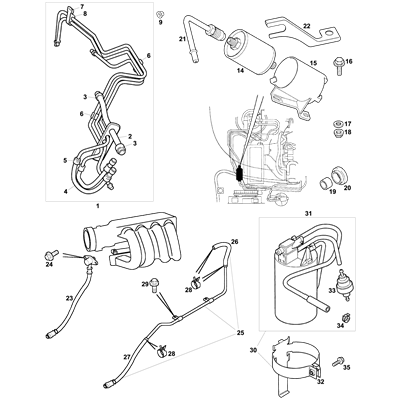 Fuel Lines, Hoses & Filter