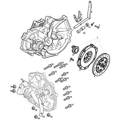 Clutch & Clutch Housing