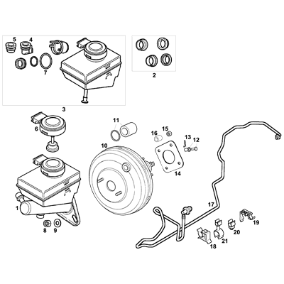 Master Cylinder & Servo