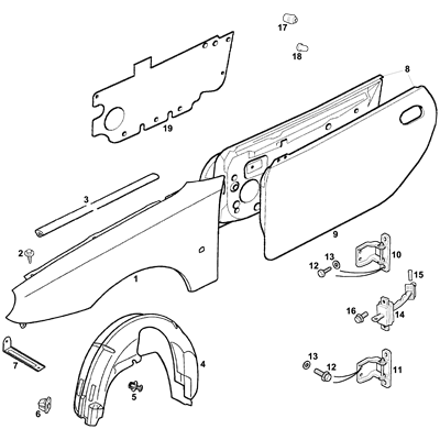Front Wings & Doors