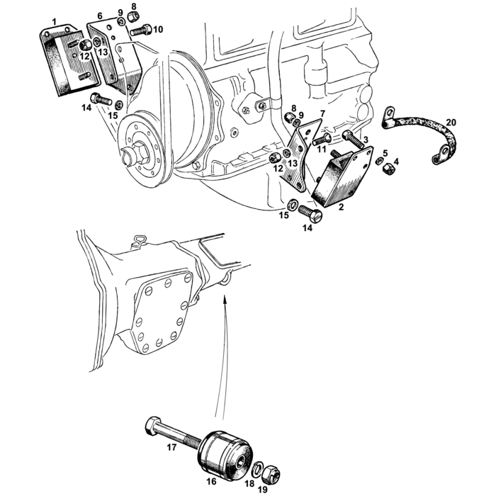 MGA Engine Parts MGOC