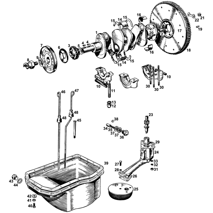 MGA Engine Parts MGOC
