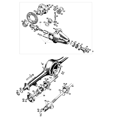 Rear Axle - Banjo