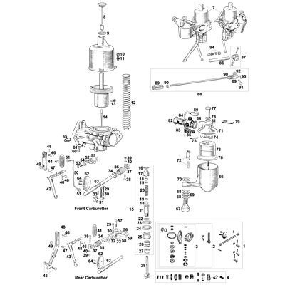 Carburettors, Components & Linkages