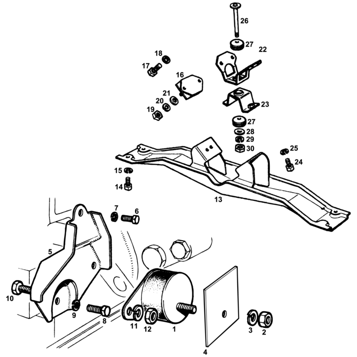 MGB GT V8 Engine Parts MGOC