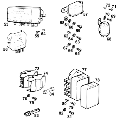 Regulators, Relays & Fuse Boxes