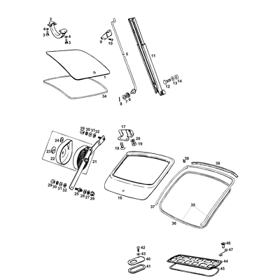 Bootlid, Hatch & Fixings