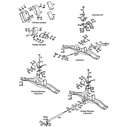 View all Engine & Gearbox Mountings