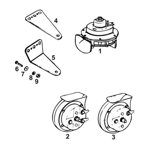 View all Horns & Fixings