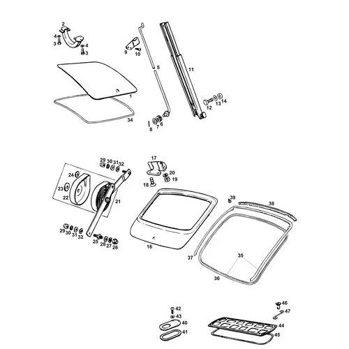 View all Bootlid, Hatch & Fixings