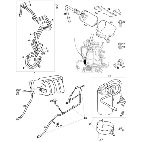 View all Fuel Lines, Hoses & Filter