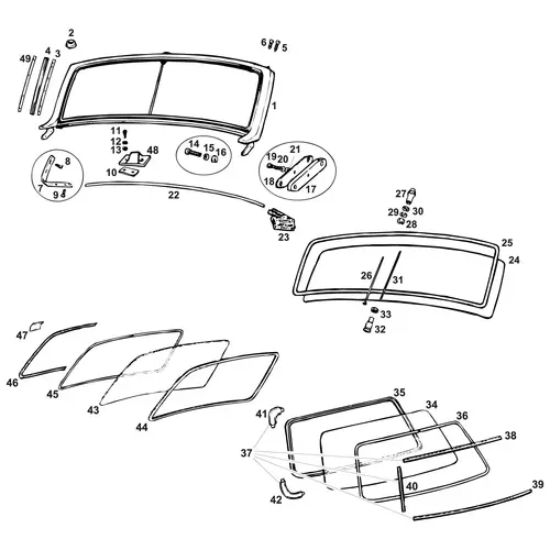 View all Windscreen & Fixings